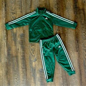 Adidas Green Tracksuit 3T